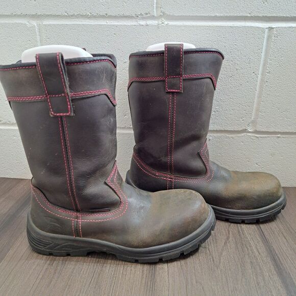 Avenger Safety Footwear Womens Steel Toe Waterproof Winter Work Boots Size 9M - Picture 2 of 9